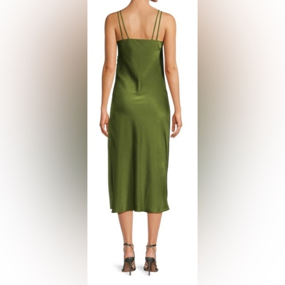 NEW- KOKO + MASON
Satin Slip Dress. Olive Green. Size X-Large NWOT - Picture 3 of 10